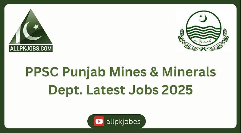 Mines & Minerals Dept. Jobs