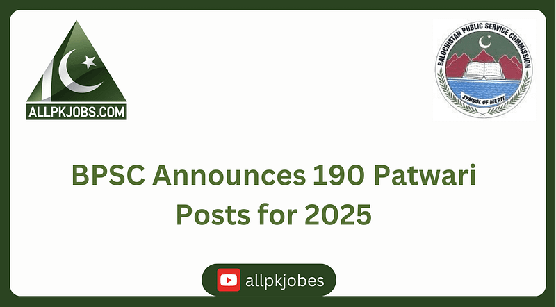 BPSC 190 Patwari Posts